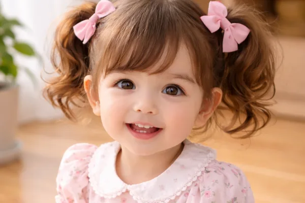 Photo of a little girl in the Polaroid style, captioned Summer 2026
